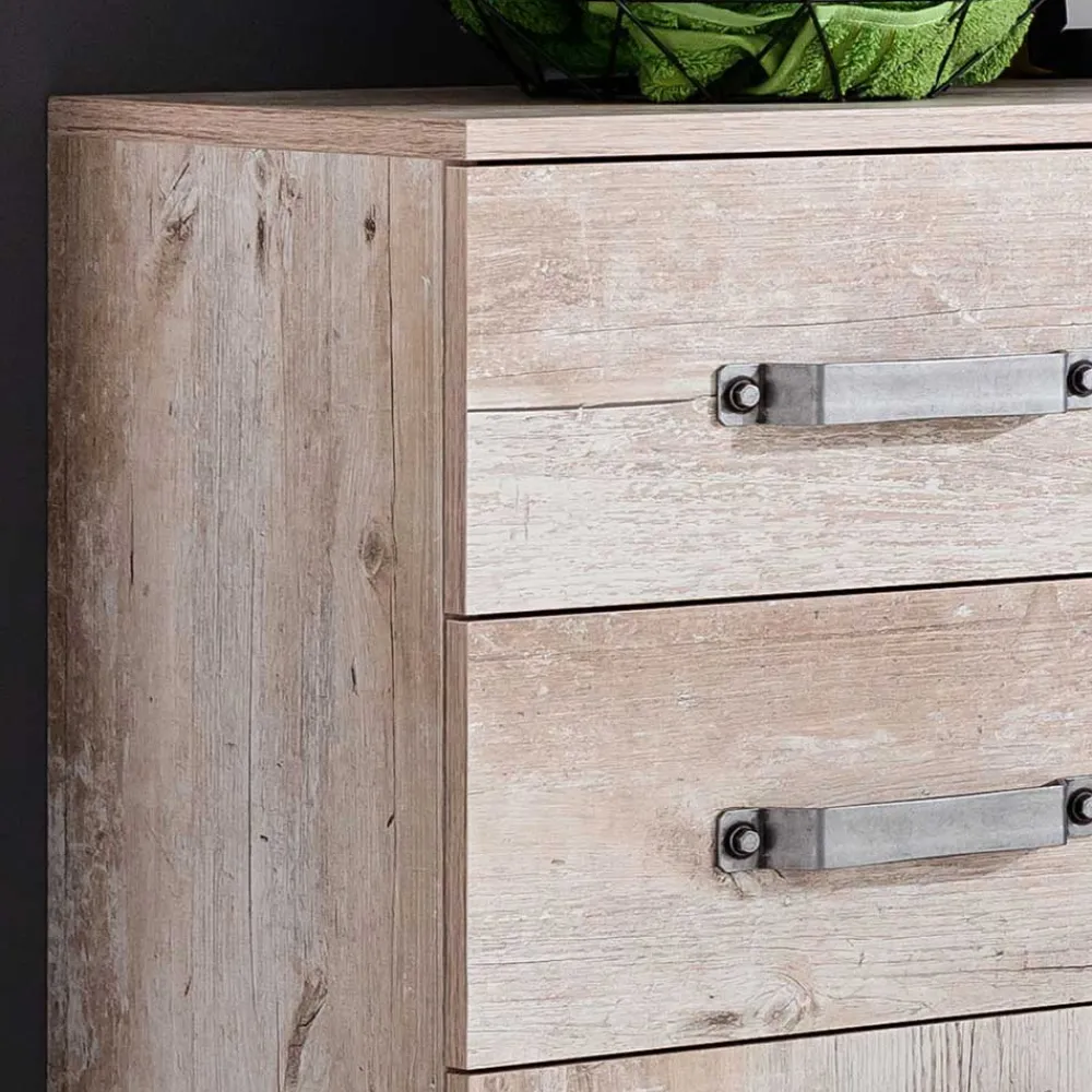 Wohnen Flurkommoden*81x95 cm Touchwood Kommode in Eiche Grau - Mosnito