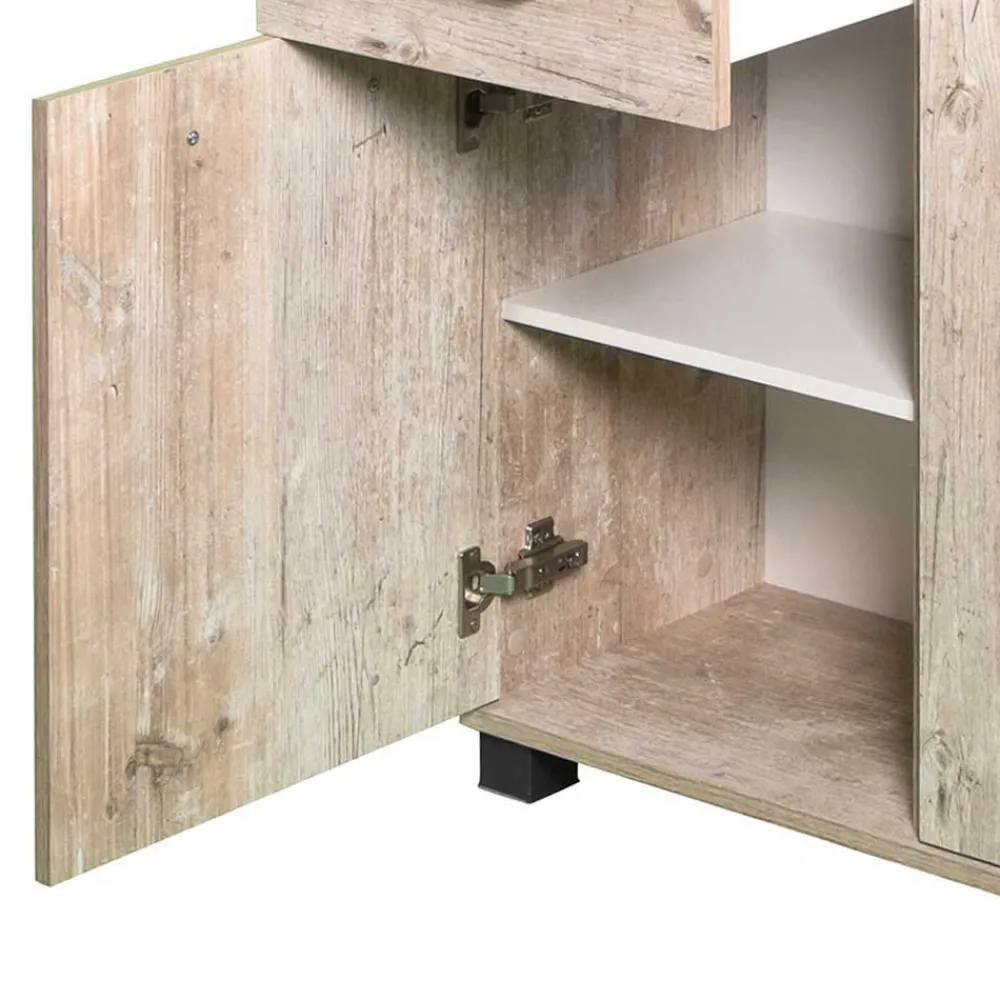 Wohnen Flurkommoden*81x95 cm Touchwood Kommode in Eiche Grau - Mosnito