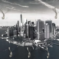 Wohnen Bürogarderoben|Garderoben*60x60 cm Wandgarderobe mit Fotodruck - Bahma