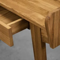 Wohnen Glasmöbel|Retro Möbel*110x45 cm Wildeiche Schminktisch mit Schublade - Hardus