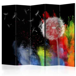 Wohnen 225x172 Design Trennwand bedruckt - Marlyna