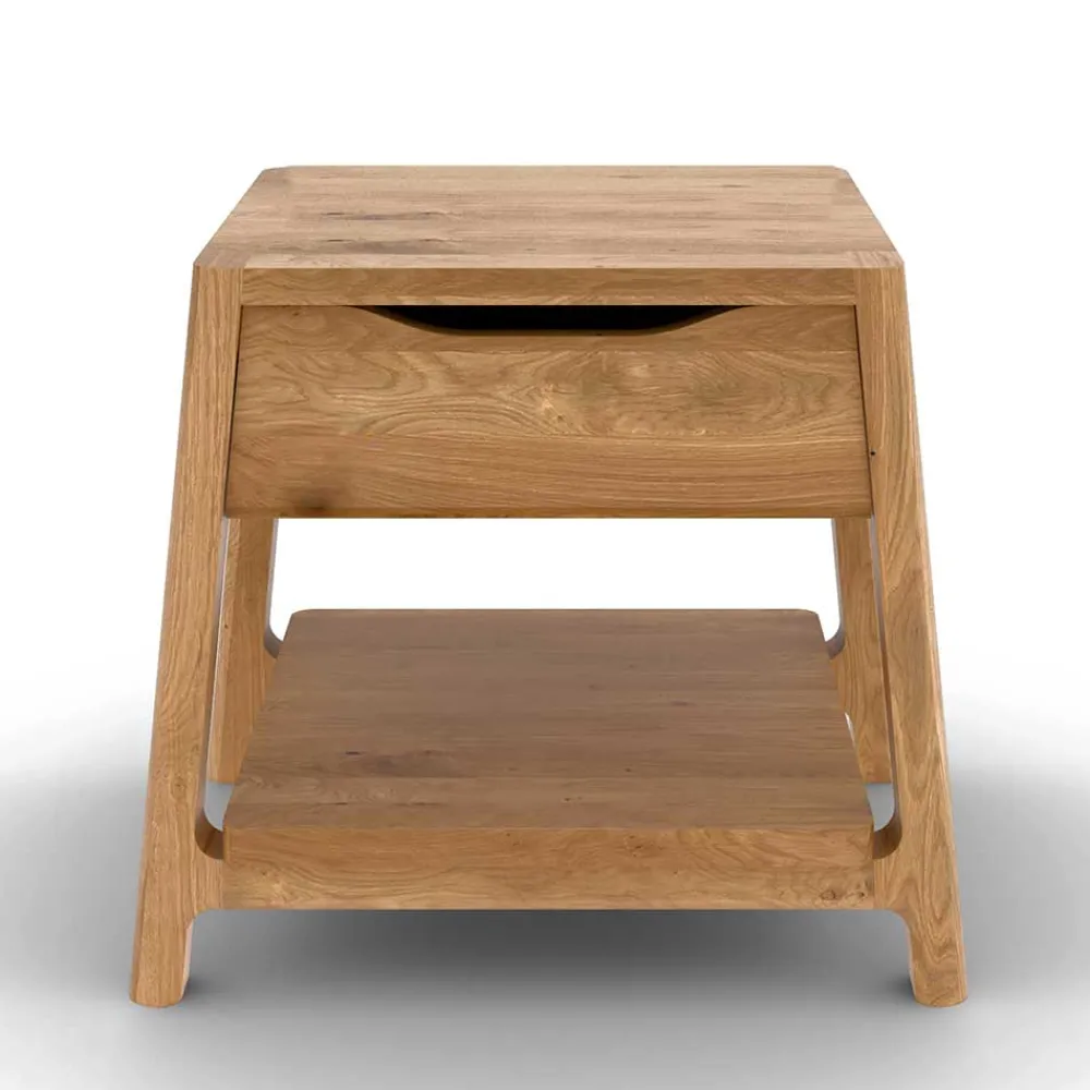 Wohnen 140x200 Designbett aus Wildeiche - Puwa