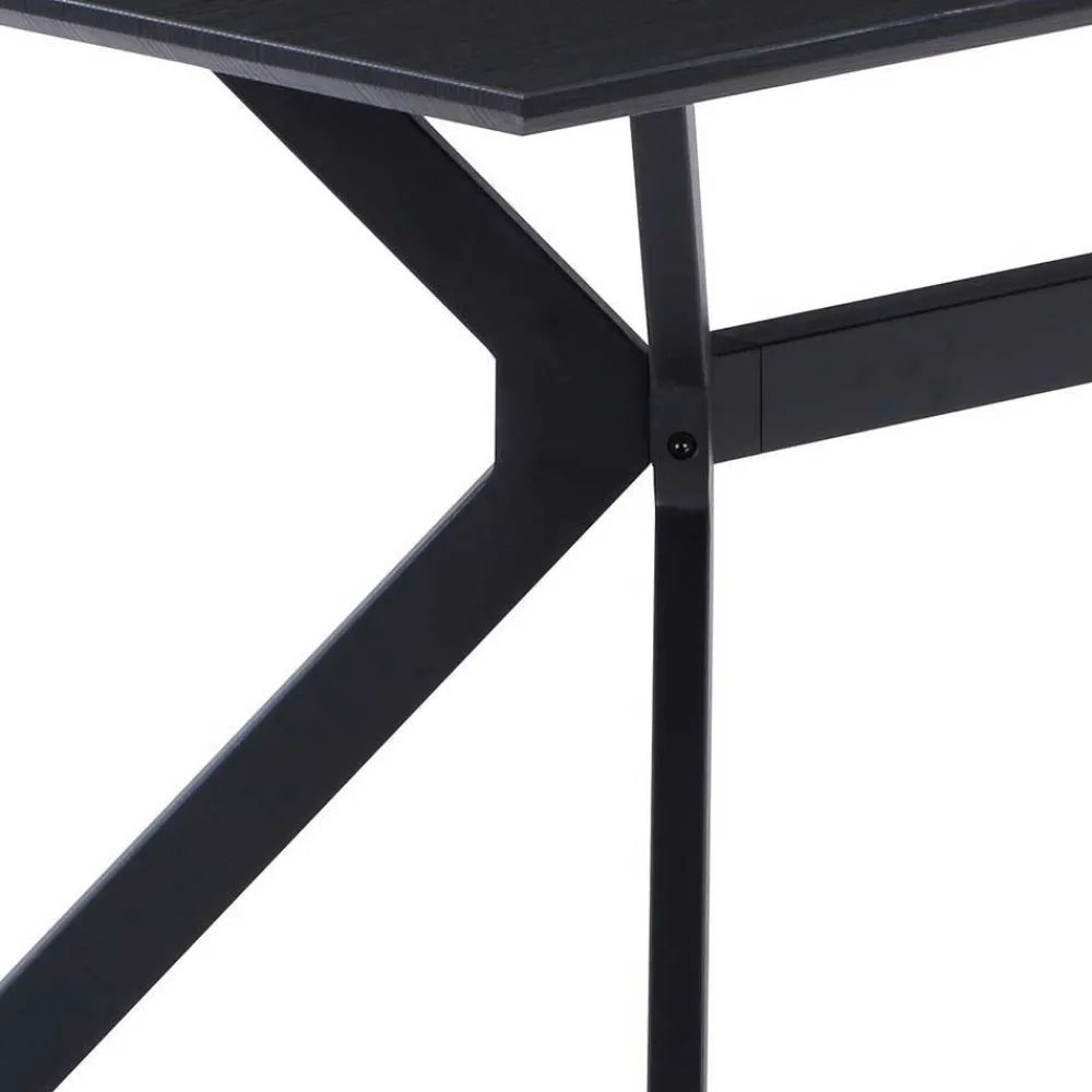 Wohnen 180x90 Esstisch Sitzgruppe Set - Nibal (fünfteilig)