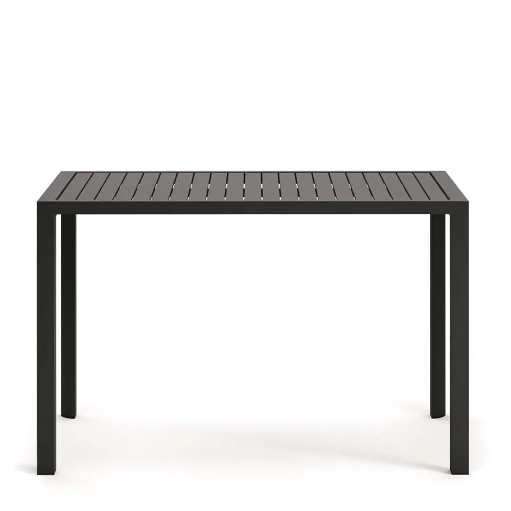 Wohnen Metall-Gartenmöbel|Gartentische*150x77 Garten Stehtisch in Dunkelgrau - Dumoriva
