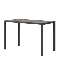 Wohnen Metall-Gartenmöbel|Gartentische*150x77 Garten Stehtisch in Dunkelgrau - Dumoriva