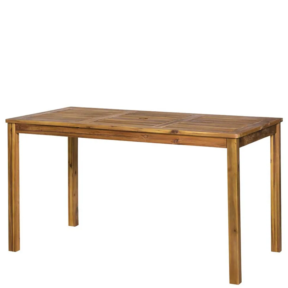 Wohnen 135x80 Gartentisch im klassischen Design - Delizita