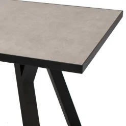 Wohnen Metall-Gartenmöbel|Gartentische*180x90 Gartentisch in Hellgrau & Dunkelgrau - Vojeco