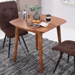 Wohnen Retro Möbel*80x80 Holz Küchentisch quadratisch - Japaneso