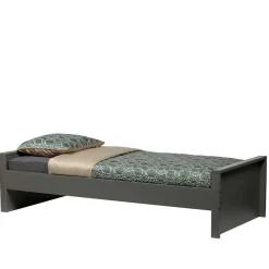 Wohnen Jugendbetten*90x200 Holzbett in Grau aus Kiefer - Firgetta