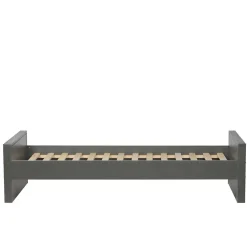 Wohnen Jugendbetten*90x200 Holzbett in Grau aus Kiefer - Firgetta