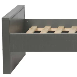 Wohnen Jugendbetten*90x200 Holzbett in Grau aus Kiefer - Firgetta