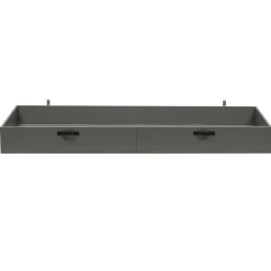 Wohnen Jugendbetten*90x200 Holzbett in Grau aus Kiefer - Firgetta