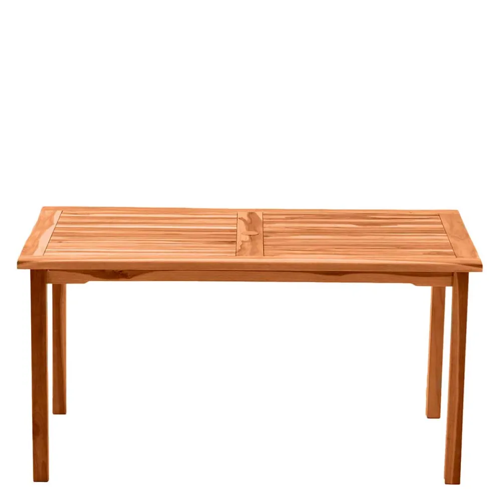 Wohnen Teakholz-Gartenmöbel*150x90 Holztisch für den Garten aus Teak - Klahuma
