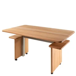 Wohnen 120x70 Kernbuche Funktionstisch höhenverstellbar - Estaguma