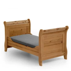 Kinder Wohnen 70x140 Kiefernholz Babybett gebeizt & geölt - Piatra