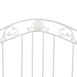 Wohnen Vintage Möbel*90x200 Metall Daybed in Weiß - Alberton