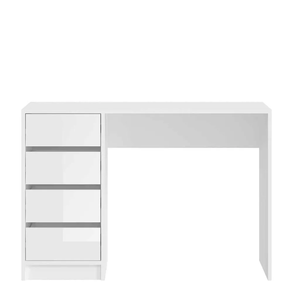 Wohnen Schminktische*110x48 Moderner Schminktisch mit vier Schubladen - Savocca