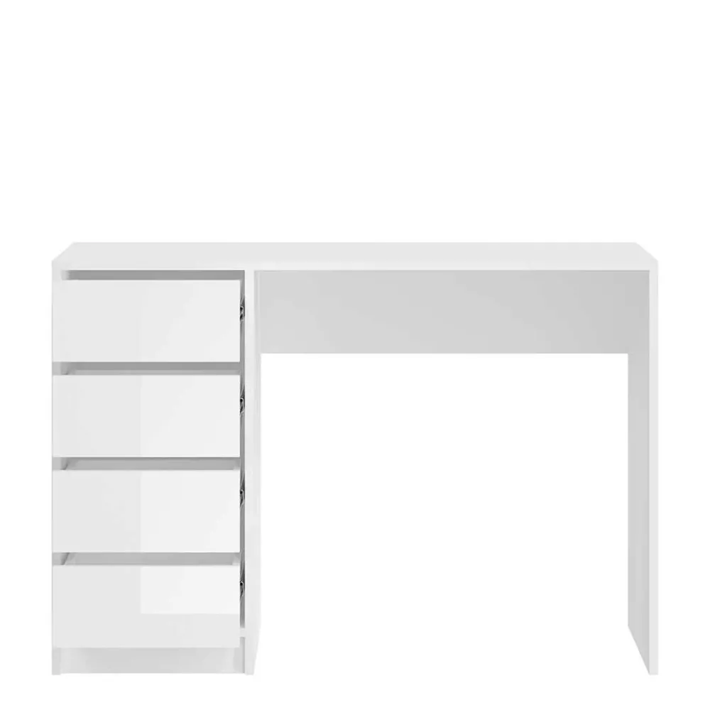 Wohnen Schminktische*110x48 Moderner Schminktisch mit vier Schubladen - Savocca