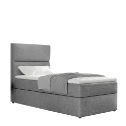 Wohnen Betten|Betten*90x200 Polsterbett in Grau - Pandaua