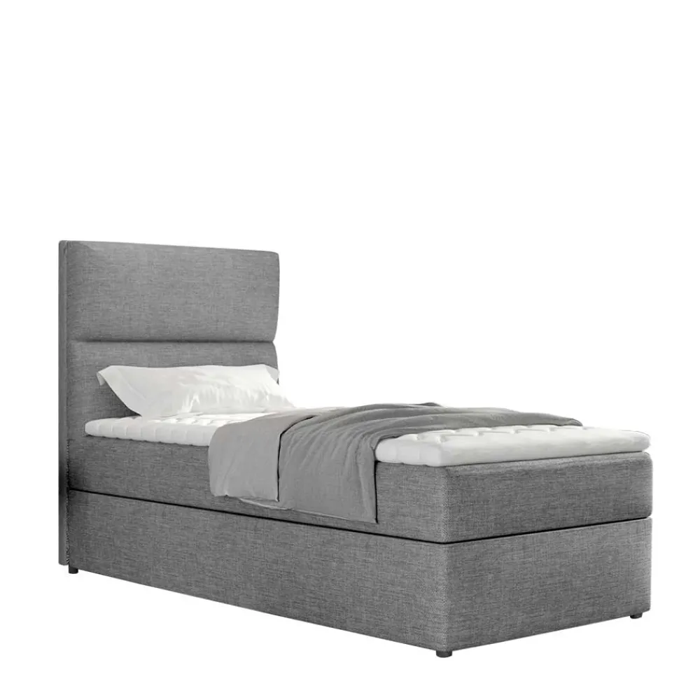 Wohnen Betten|Betten*90x200 Polsterbett in Grau - Pandaua