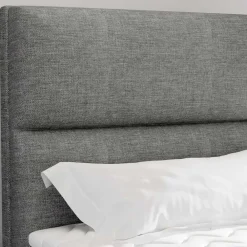 Wohnen Betten|Betten*90x200 Polsterbett in Grau - Pandaua