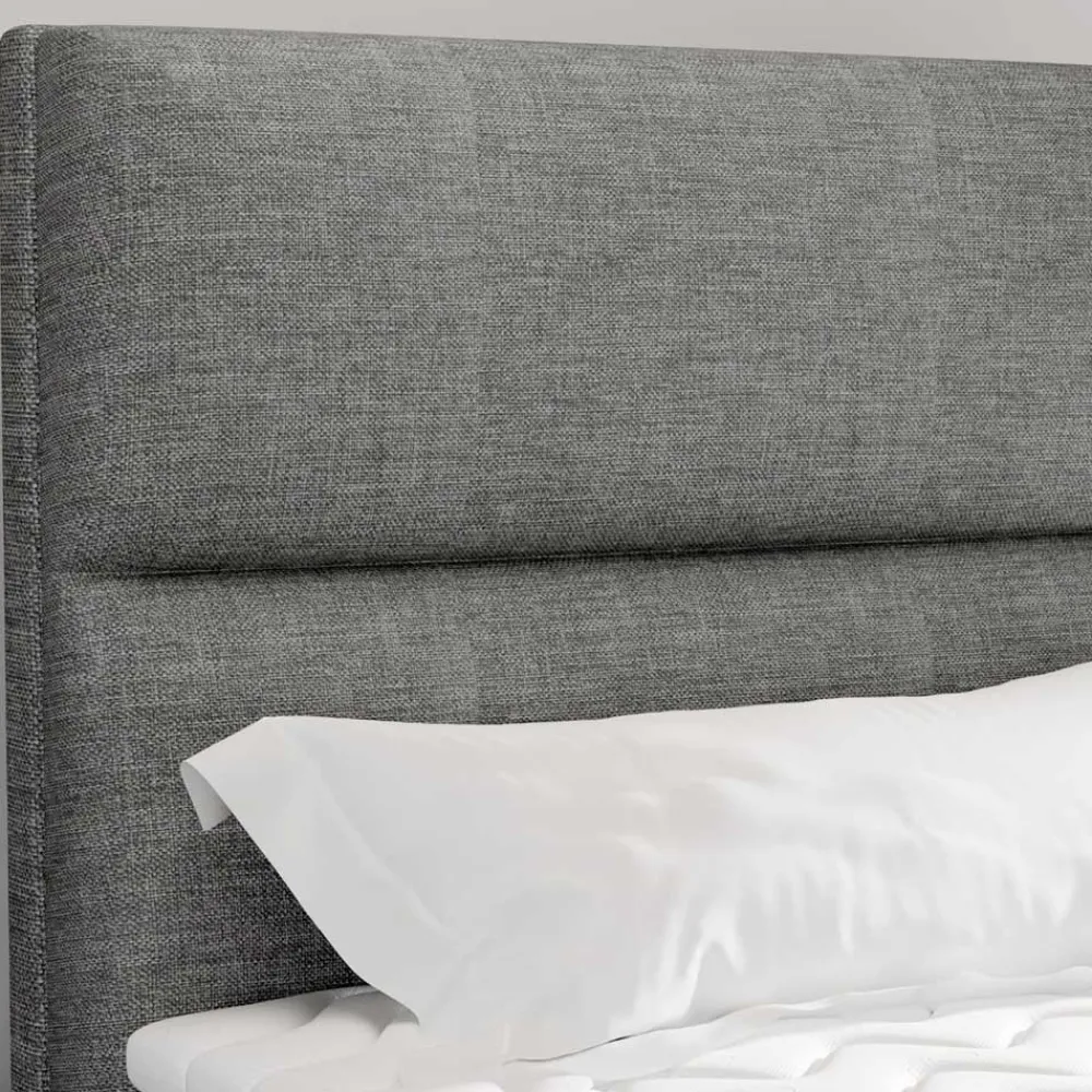 Wohnen Betten|Betten*90x200 Polsterbett in Grau - Pandaua