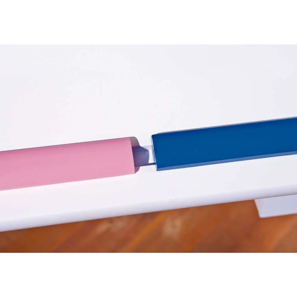 Kinder Wohnen 109x55 Schreibtisch für Kinder höhenverstellbar - Bulvaty
