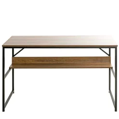 Wohnen Schwarze Möbel|Tische*120x60 Schreibtisch in Eiche Nachbildung - Fulias