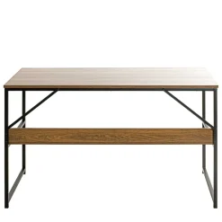 Wohnen Schwarze Möbel|Tische*120x60 Schreibtisch in Eiche Nachbildung - Fulias