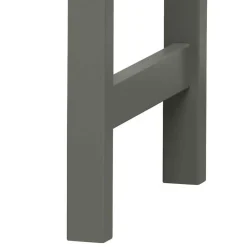 Wohnen 122x58 Schreibtisch mit Aufsatz in Graugrün - Daraon