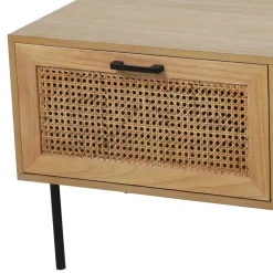 Wohnen Rattanmöbel*110x59 Skandi Couchtisch mit Wiener Geflecht - Esholda