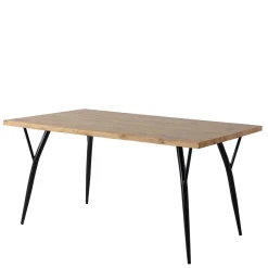 Wohnen 150x90 Skandi Designtisch in Eiche Dekor - Euskal