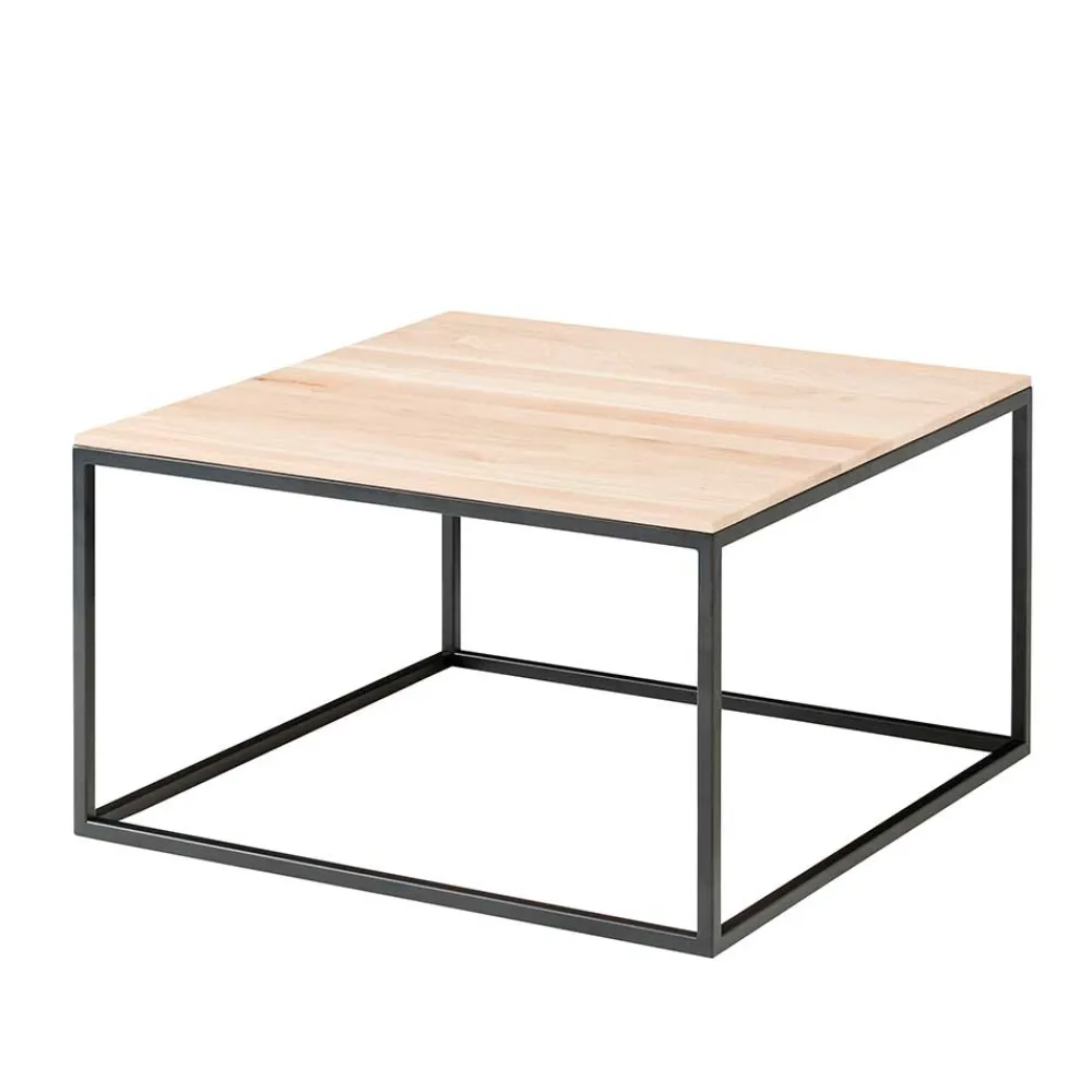 Wohnen 70x70 Sofa Wohnzimmertisch in Eiche Hell - Levirenas