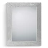 Wohnen Spiegel|Flurspiegel*55x70 Spiegel mit breitem Rahmen in Silber - Tunapuna