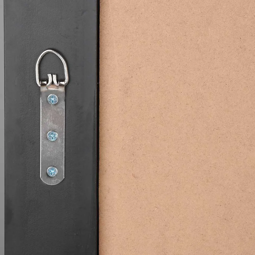 Wohnen Spiegel|Flurspiegel*55x70 Spiegel mit breitem Rahmen in Silber - Tunapuna