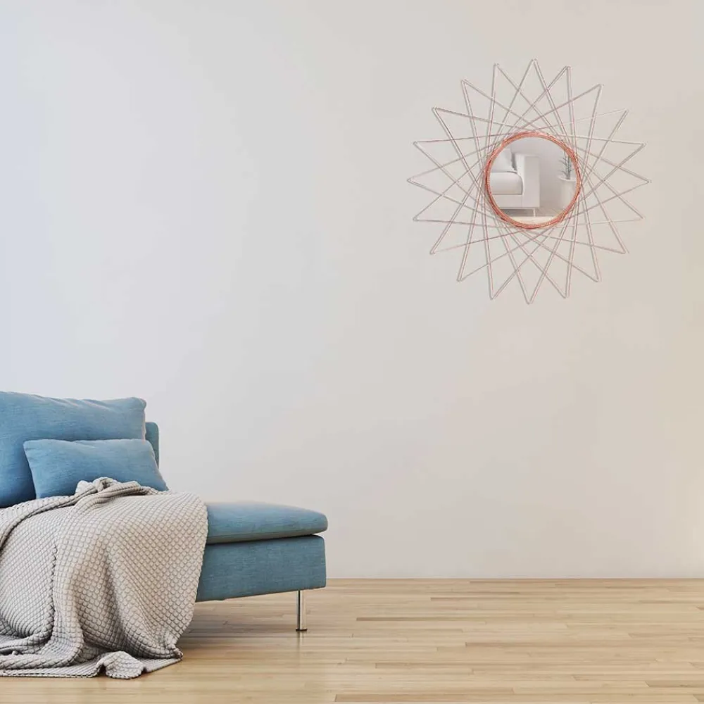 Wohnen Spiegel|Flurspiegel*79x79 Spiegel mit Sternrahmen filigran - Reesa