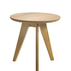 Wohnen Skandinavische Möbel*140x200 Stoffbett in Grau mit Holz - Palmiro