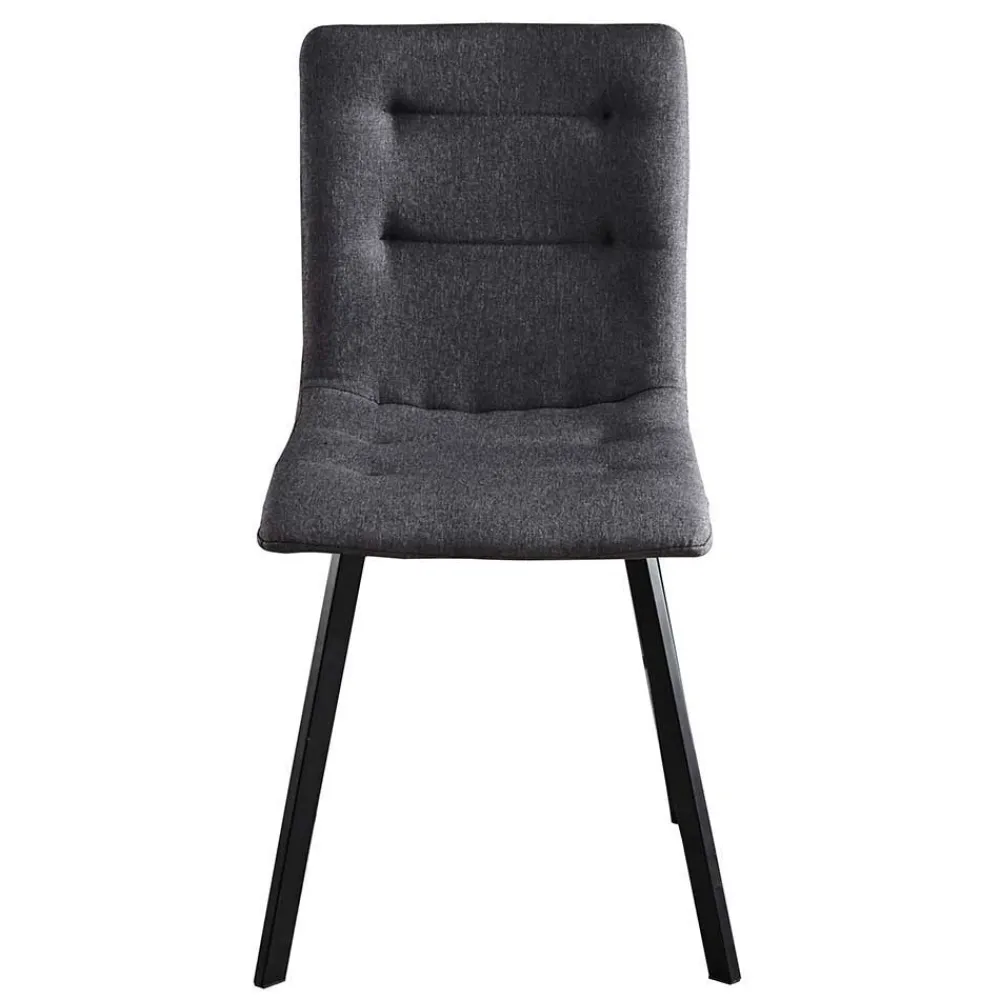 Wohnen 160x90 Tisch mit X-Füßen & Stühle - Zandras (fünfteilig)