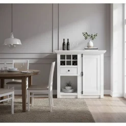 Wohnen 105x100 Touchwood Schrank in Weiß - Chelles