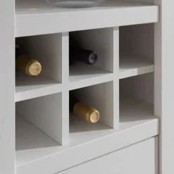 Wohnen 105x100 Touchwood Schrank in Weiß - Chelles