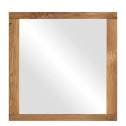 Wohnen Spiegel|Flurspiegel*80x80 Wandspiegel aus Eichenholz Rahmen - Sennya