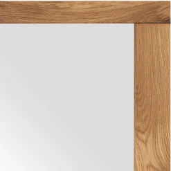 Wohnen Spiegel|Flurspiegel*80x80 Wandspiegel aus Eichenholz Rahmen - Sennya