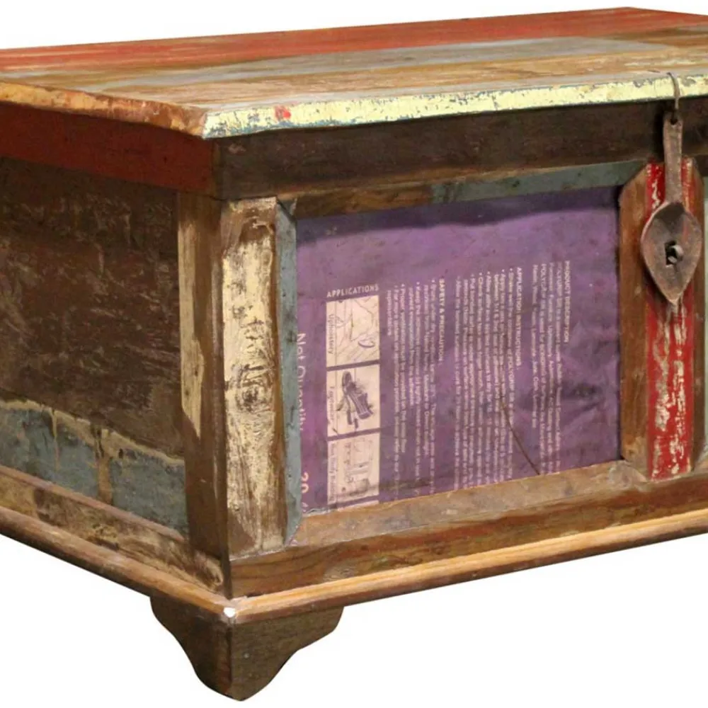 Wohnen 90x60 Wohnzimmer Truhentisch im Shabby Style - Slinida