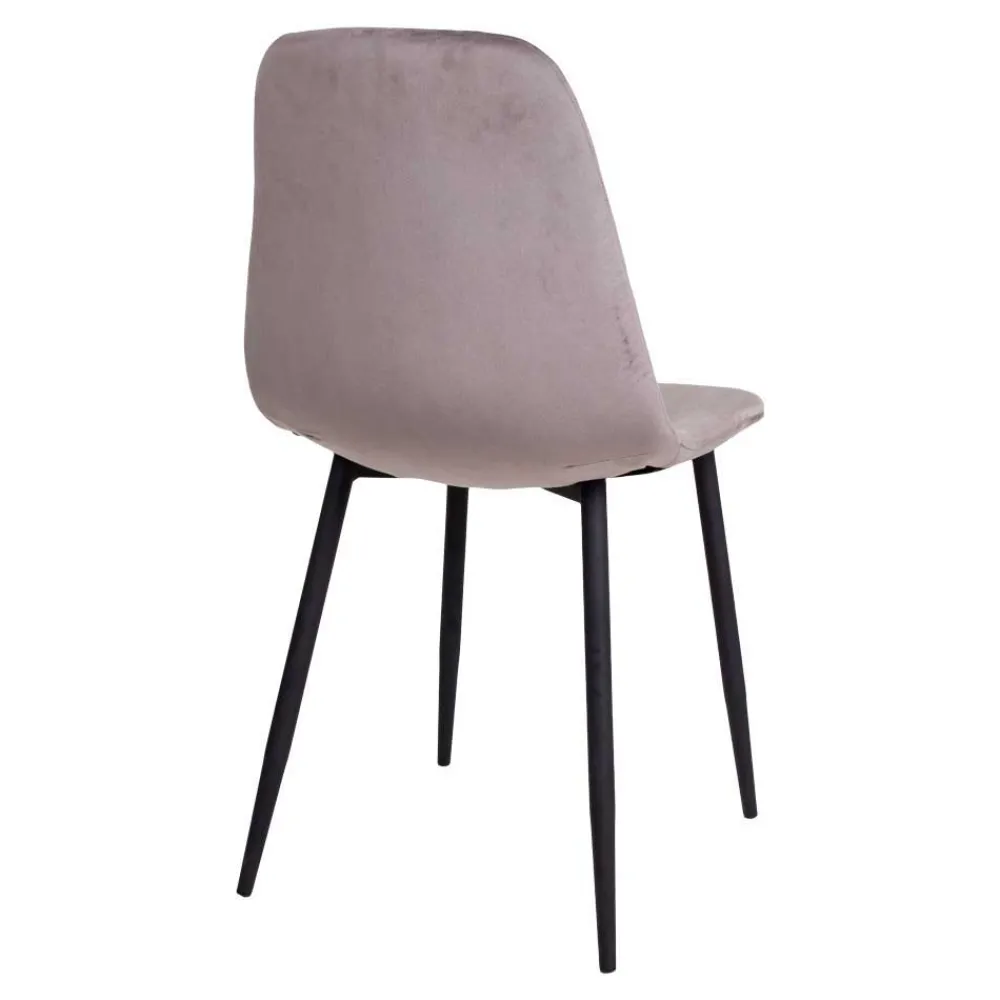 Wohnen 140x95 X-Fuß Esstisch & 4 Stühle - Turino (fünfteilig)