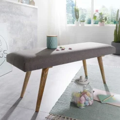 Wohnen 117x38cm Polsterbank im Mid Century Stil - Africo