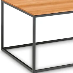 Wohnen 100x60cm Sofatisch aus Holz Asteiche - Kapulka