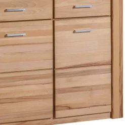 Wohnen Vitrinen|Wohnzimmer-Vitrinen*108x200cm Wohnzimmerschrank aus Kernbuche - Uhelia