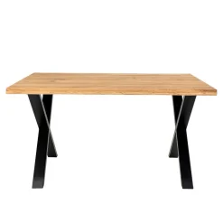 Wohnen Küchen-Essgruppen|Esszimmer Komplett*X-Fuß Esstisch & Schalenstühle - Flumicina (fünfteilig)