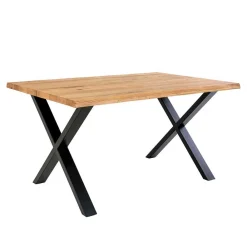 Wohnen Küchen-Essgruppen|Esszimmer Komplett*X-Fuß Esstisch & Schalenstühle - Flumicina (fünfteilig)