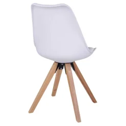 Wohnen Küchen-Essgruppen|Esszimmer Komplett*X-Fuß Esstisch & Schalenstühle - Flumicina (fünfteilig)